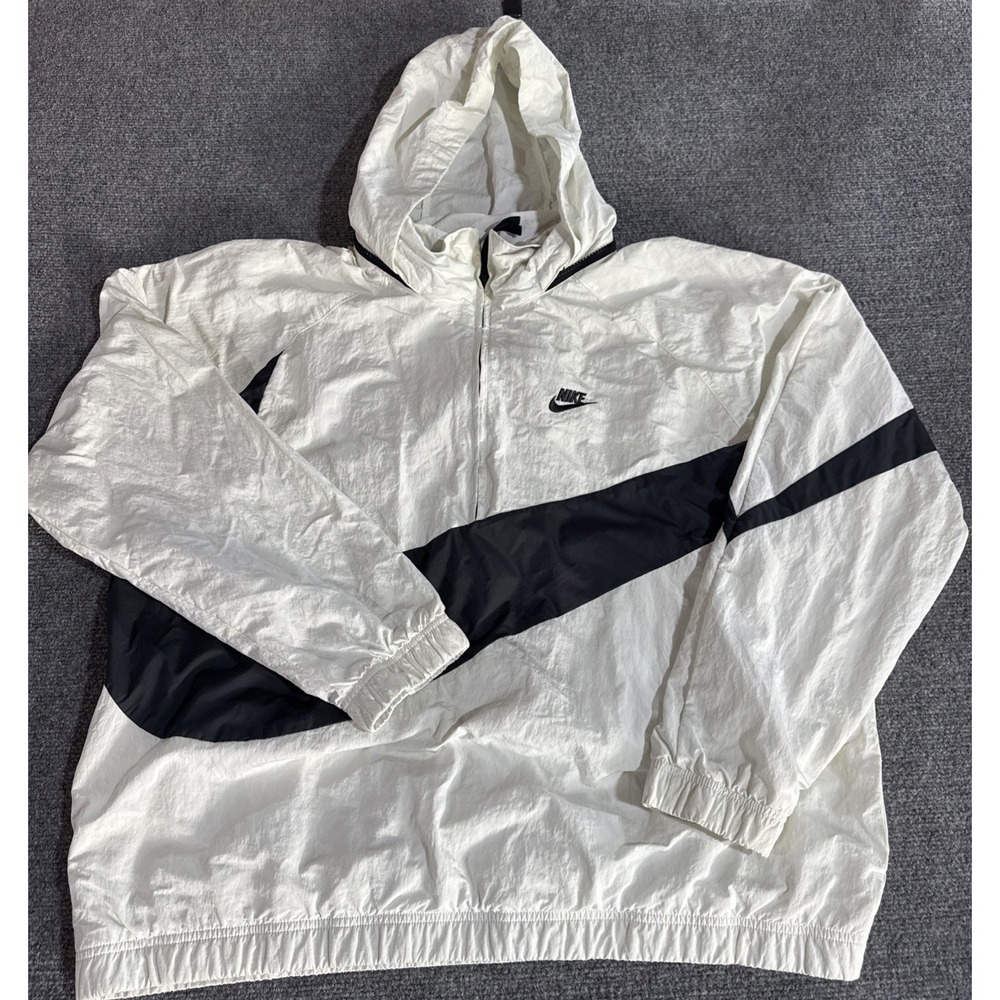 Vintage Retro Men's Nike Sportswear Anorak HALF-ZIP JACKET Size: Large
